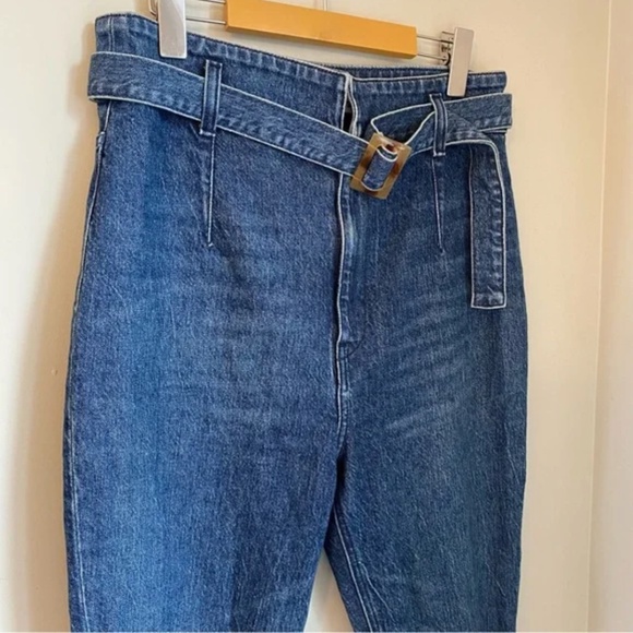 Reformation Kayo High Rise Belted Skinny Jeans Women's Size 30 Wash Newport - Picture 7 of 15